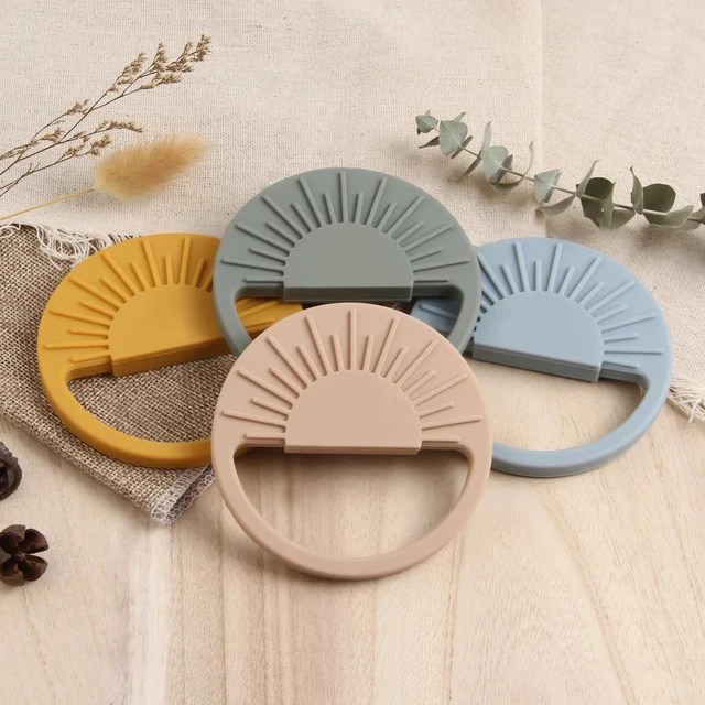 Retro Sun Silicone Teether