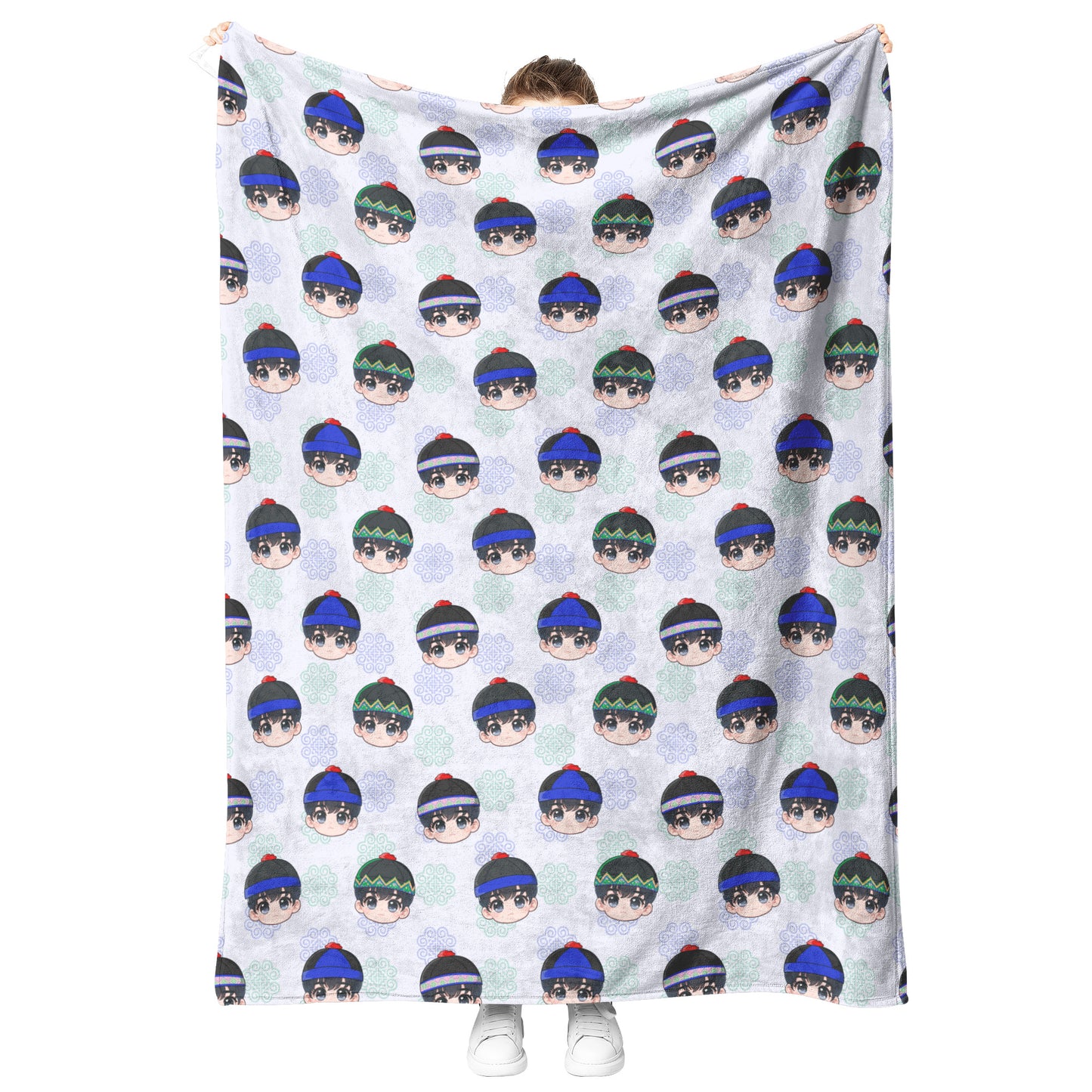 Baby Boy Hmong Fleece Blanket