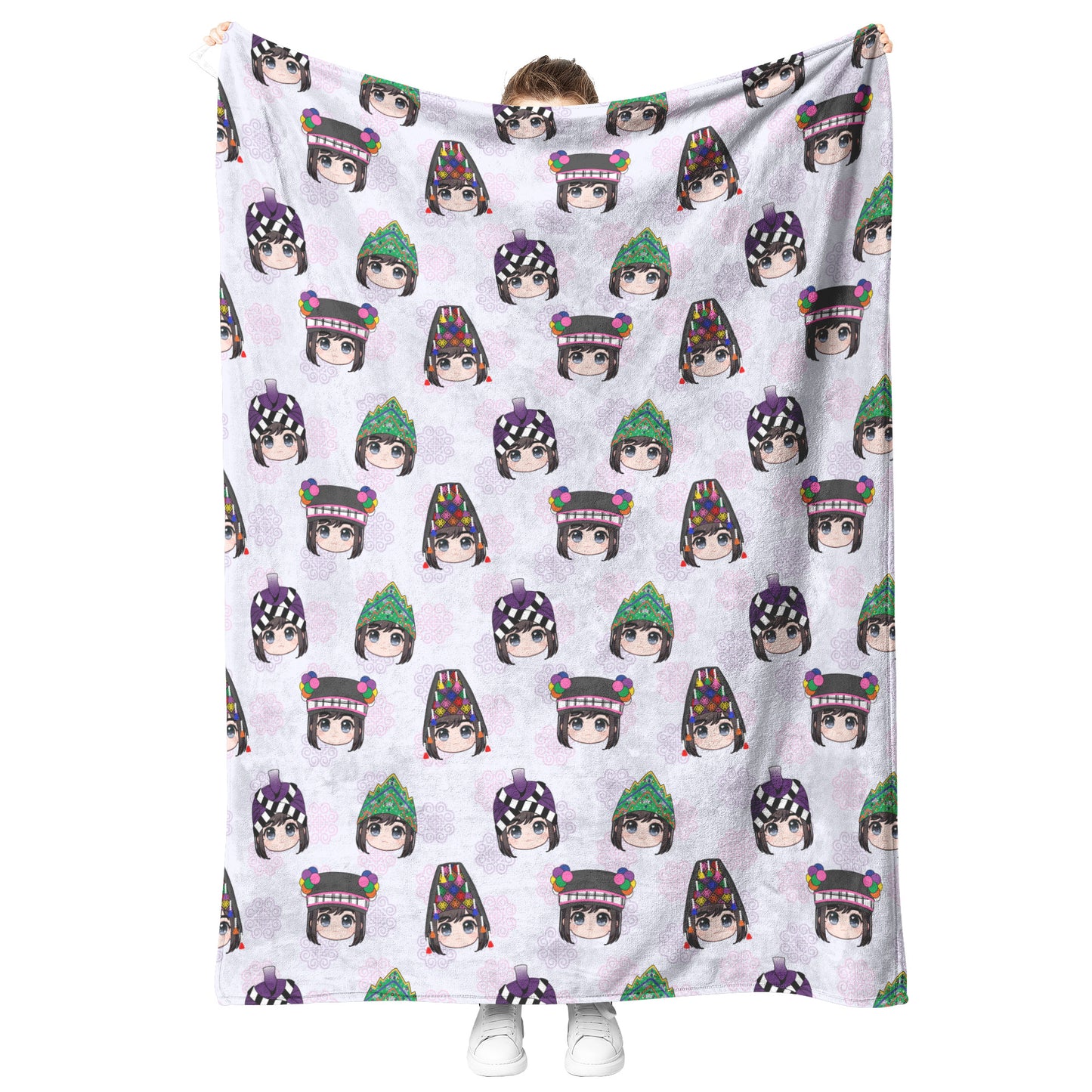 Baby Hmong Girl Fleece Blanket