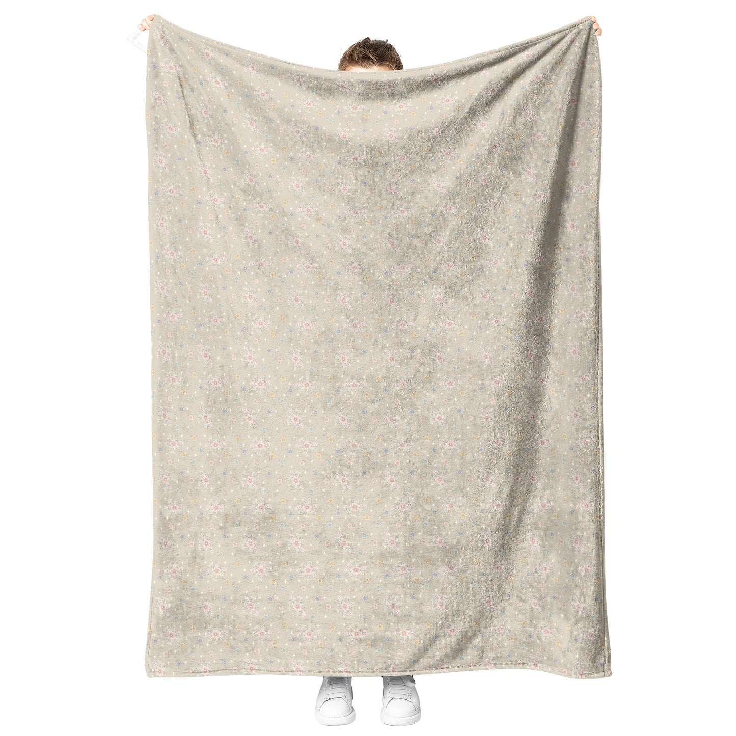 Lis Loos Fleece Blanket - Beige