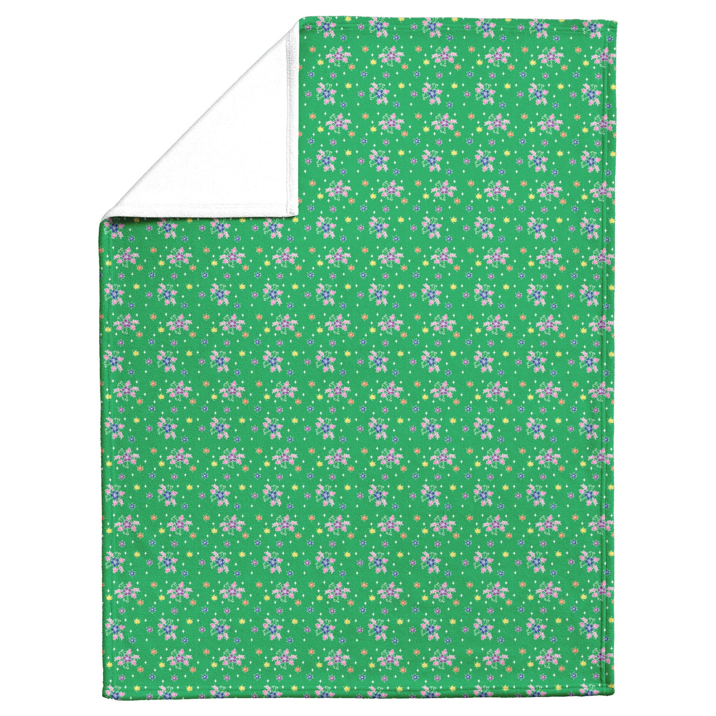 Lis Loos Fleece Blanket - Green