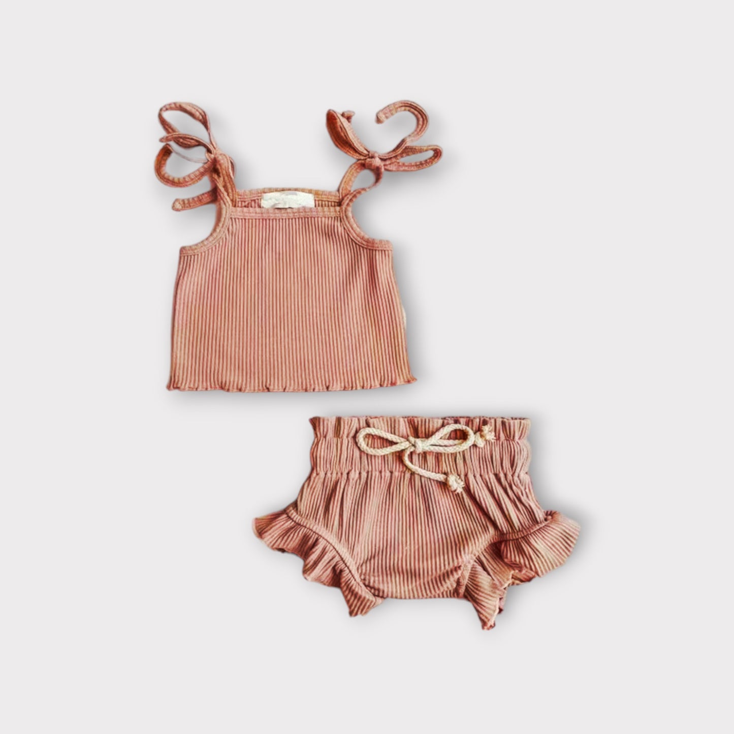 Tie Tank & Bubble Short Set