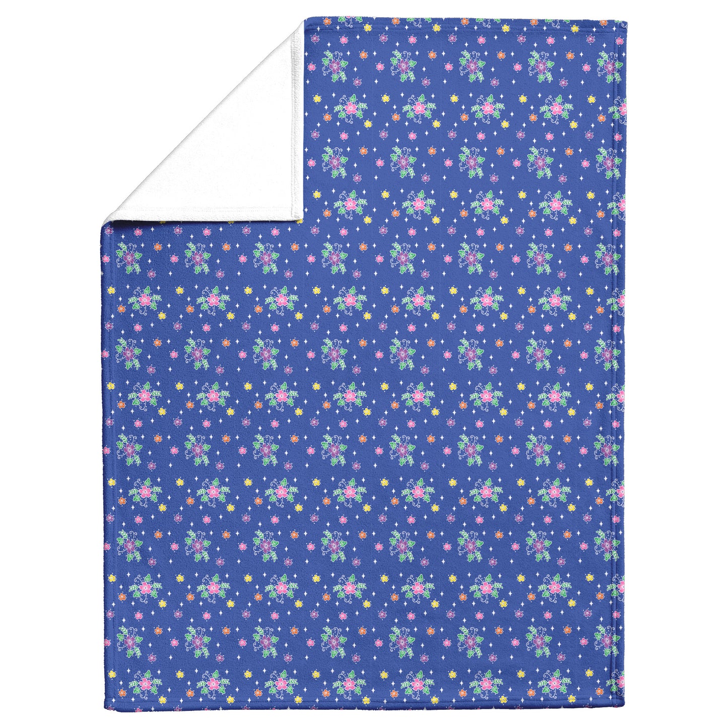 Lis Loos Fleece Blanket - Blue