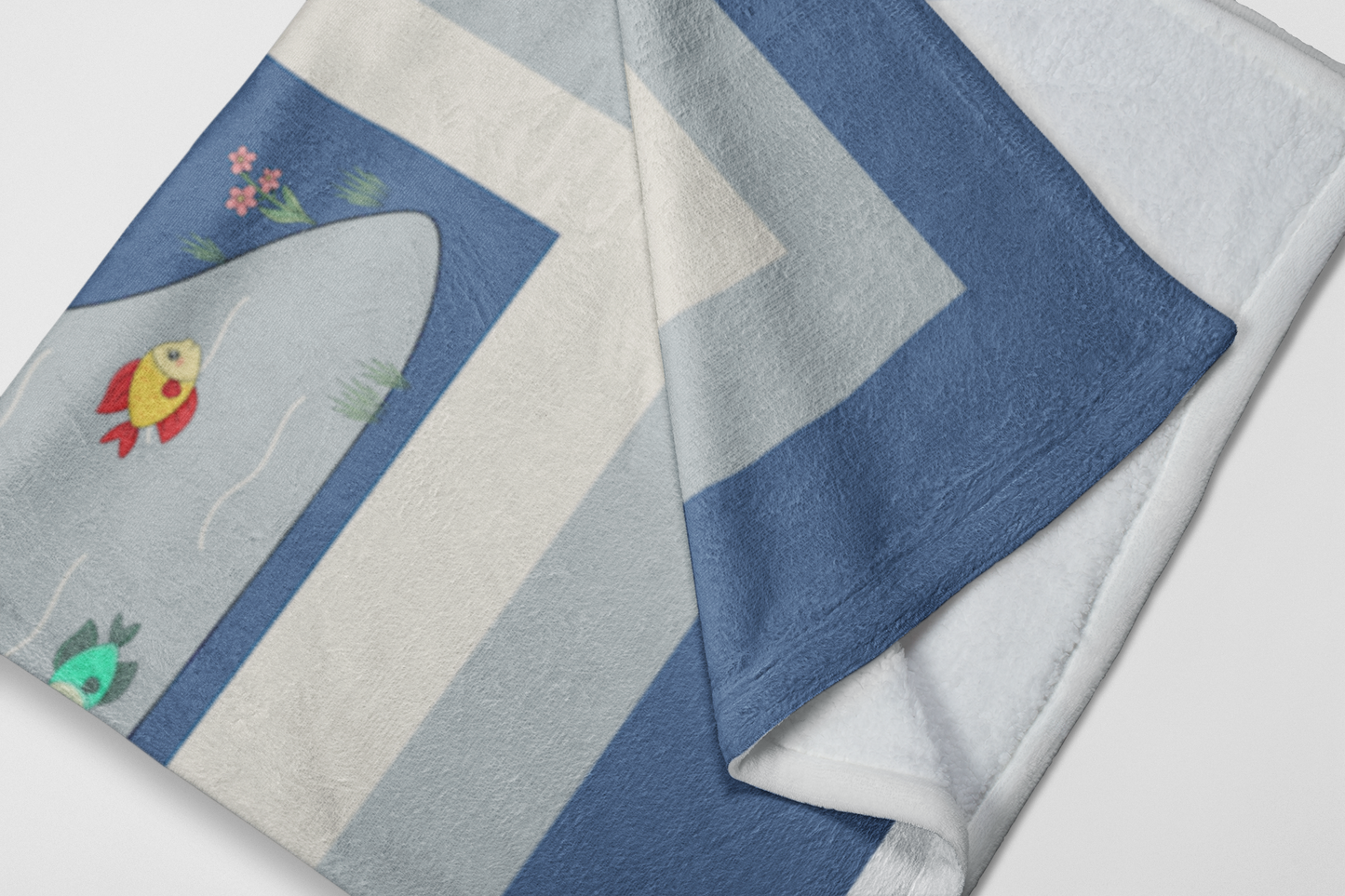 Animal Story Cloth Fleece Blanket