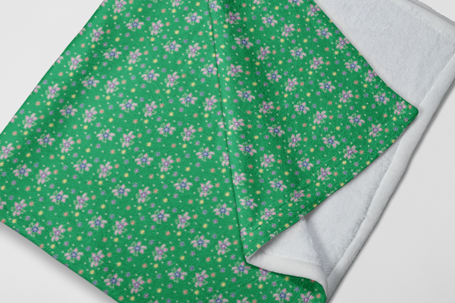 Lis Loos Fleece Blanket - Green