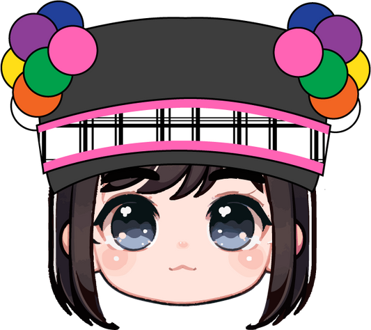 Chibi Hmong Girl Sticker