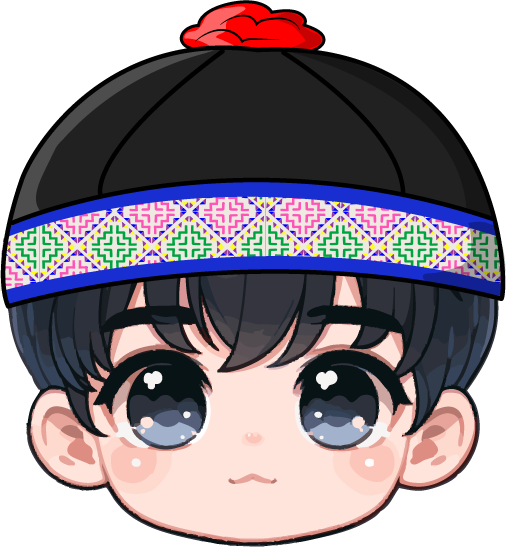 Chibi Hmong Boy Sticker