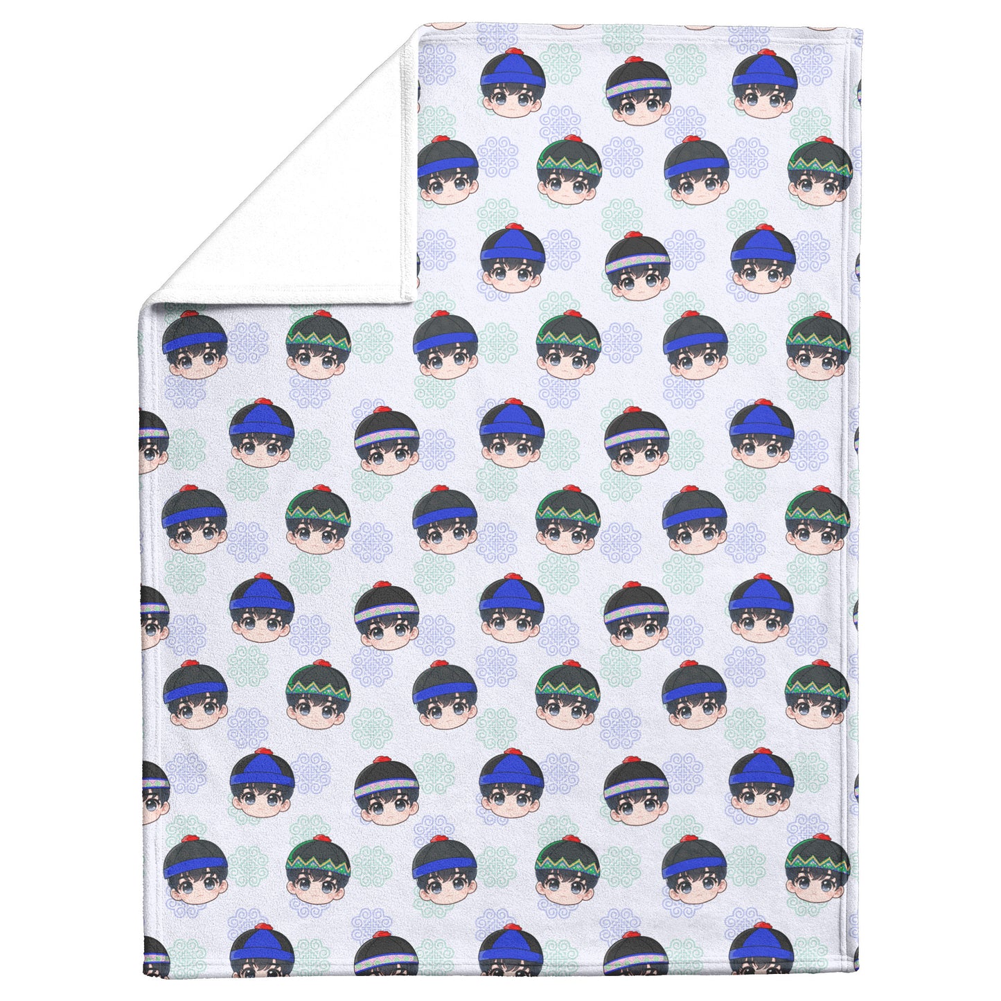 Baby Boy Hmong Fleece Blanket