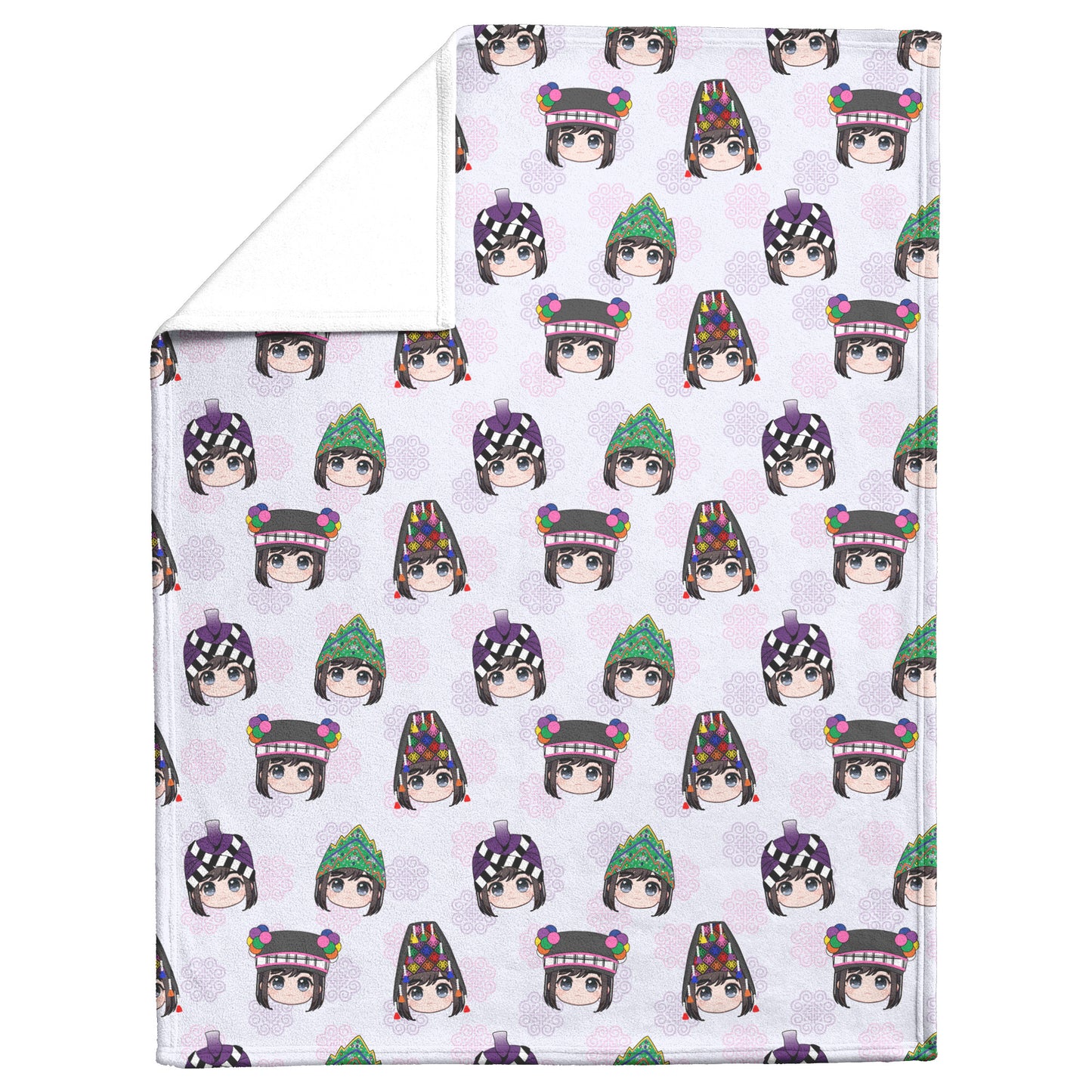 Baby Hmong Girl Fleece Blanket
