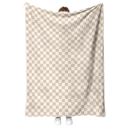 Checker Fleece Blanket