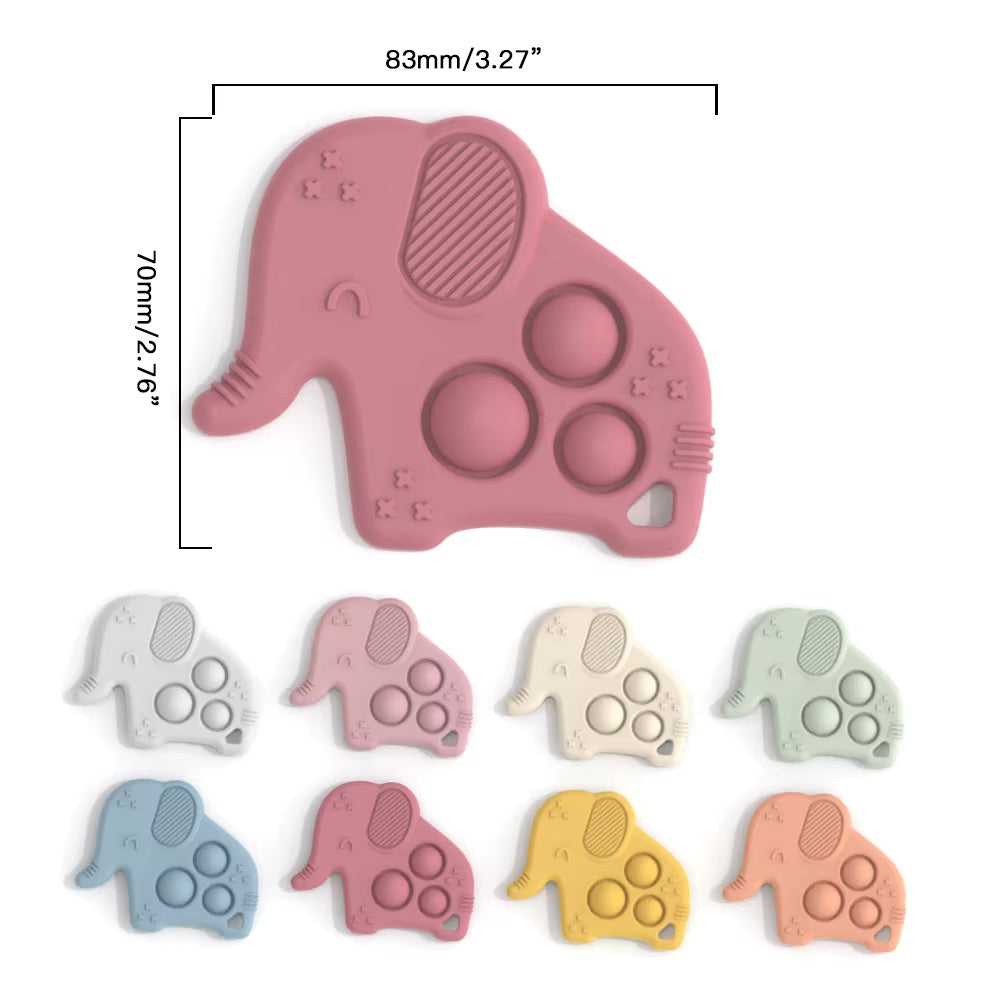Elephant Silicone Teether