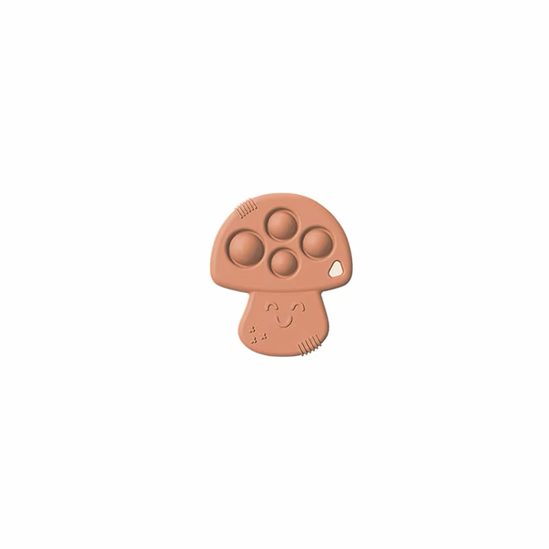 Mushroom Silicone Teether