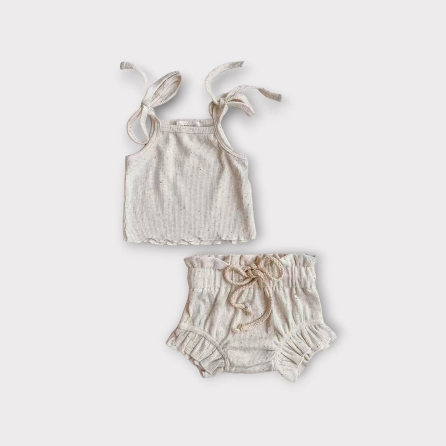 Tie Tank & Bubble Short Set