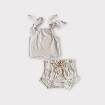 Tie Tank & Bubble Short Set