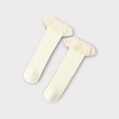 Knee High Ruffle Socks