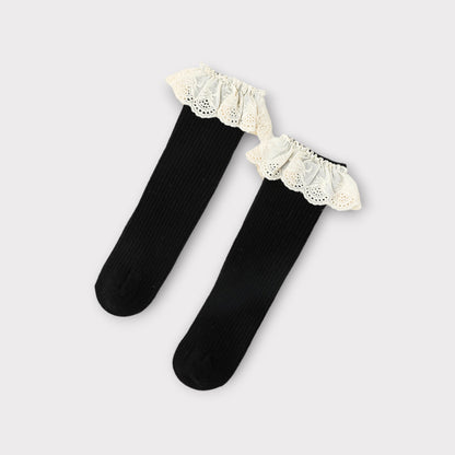 Knee High Ruffle Socks