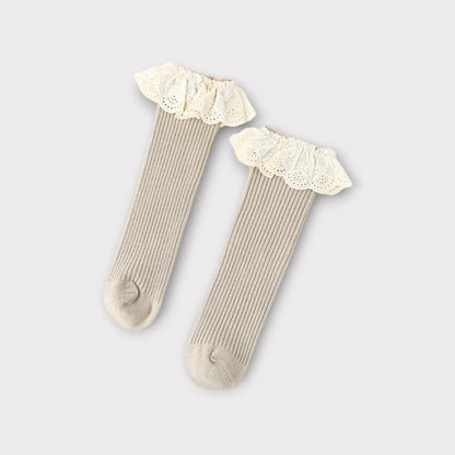 Knee High Ruffle Socks