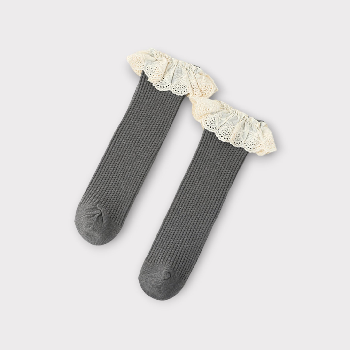 Knee High Ruffle Socks
