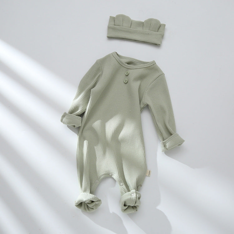 Footless Ribbed One Piece