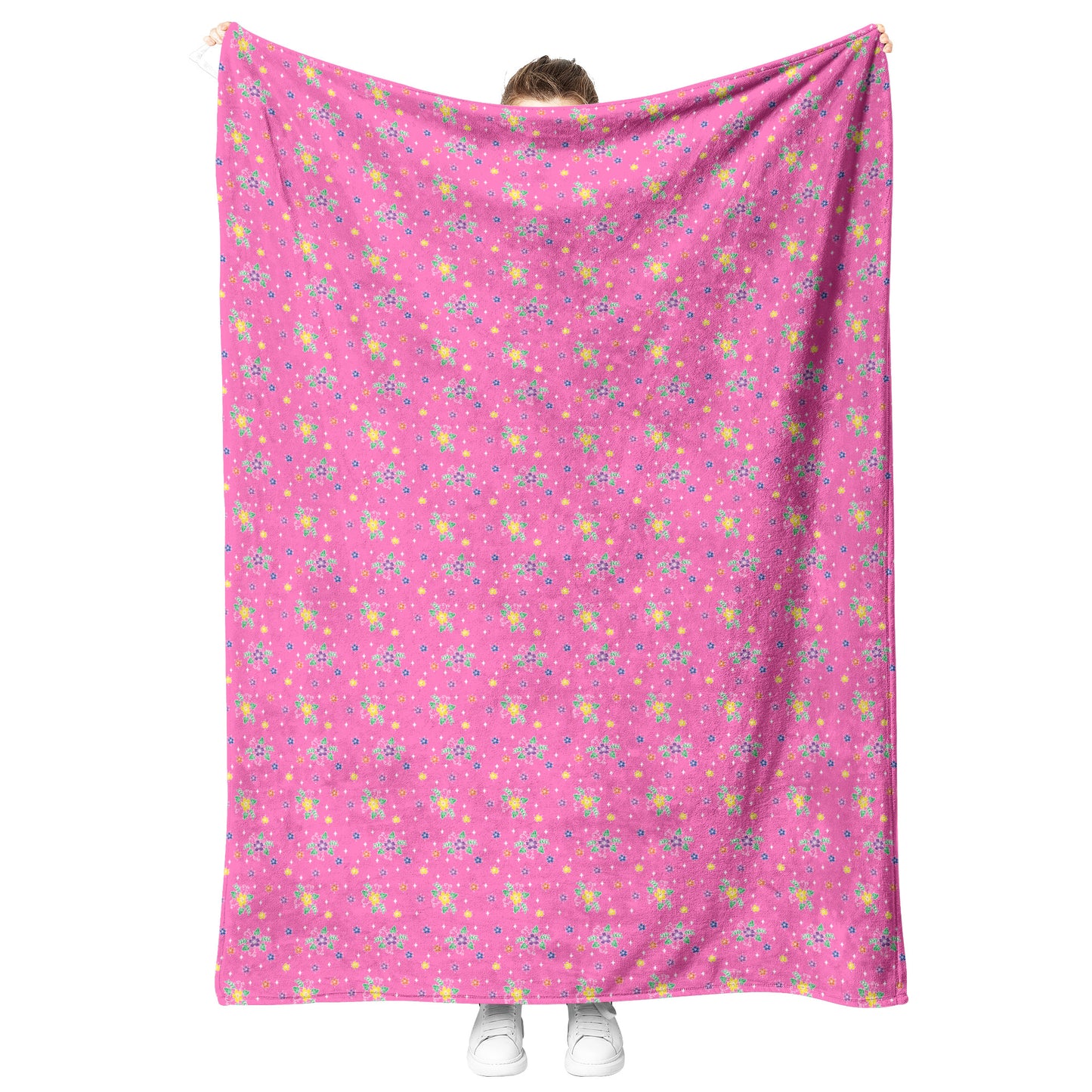 Lis Loos Fleece Blanket - Pink