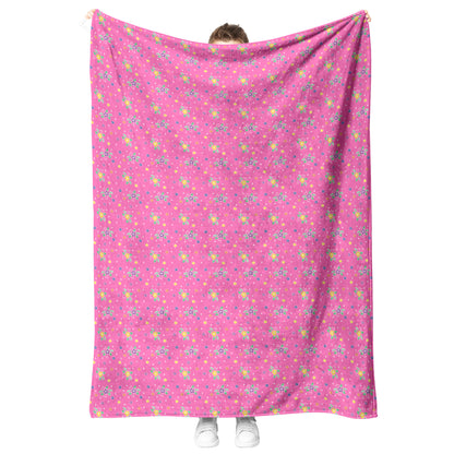 Lis Loos Fleece Blanket - Pink