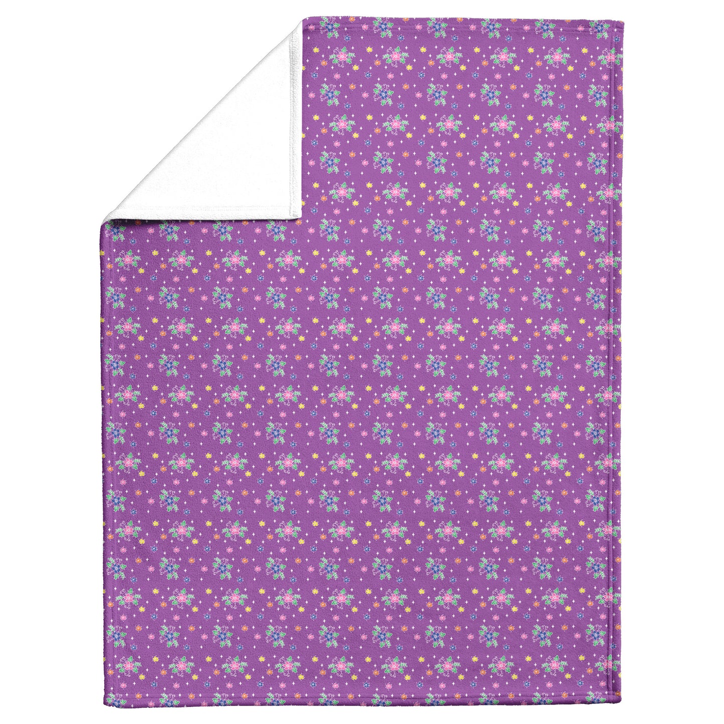 Lis Loos Fleece Blanket - Purple