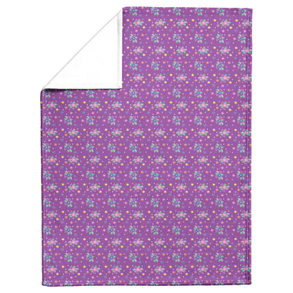 Lis Loos Fleece Blanket - Purple